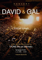 Koncert DAVID &  GAL - 4.9.2026 od 18h