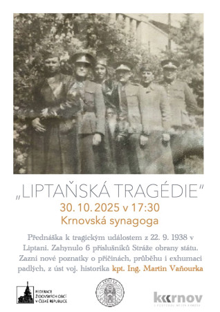 Přednáška - Liptaňská tragédie - 30.10.2025 v 17:30
