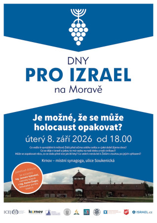 DNY PRO IZRAEL - 8.9.2026 v 18h - Může se holocaust opakovat?